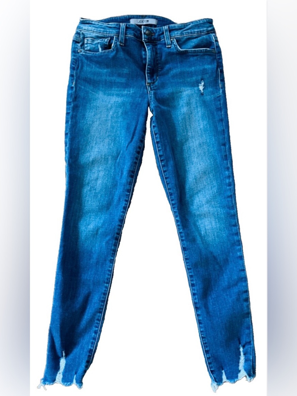 JOE’S JEANS Distressed Hem JEANS MID Rise Size 28